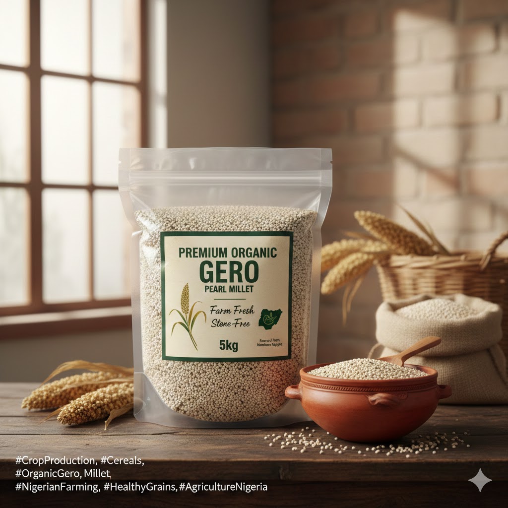 Premium Organic Pearl Millet (Gero) - Farm Fresh, 5kg Family Pack